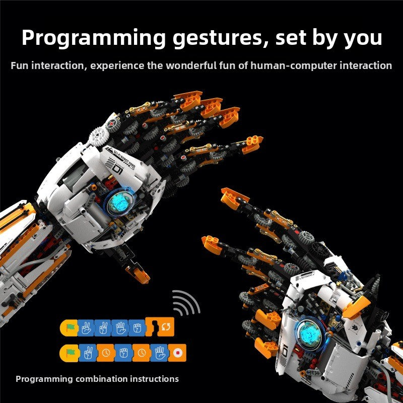 articulated mechanical arm educational assembly block toy for boys 副图
