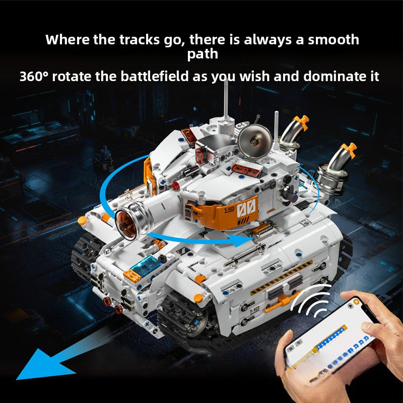 STEM Programming Tank Excavator Building Blocks Robot 副图